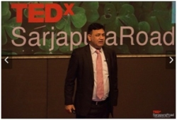 Indian Academic Evangelist Dr Dheeraj Mehrotra Shines at TEDx