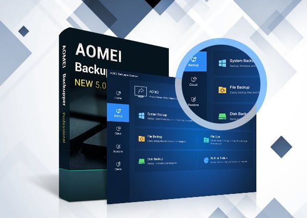 AOMEI Backupper 5.0 Says Hello to New Interface and Goodbye to ‘Retro’ AOMEI Backupper 5.0 Says Hello to New Interface and Goodbye to ‘Retro’