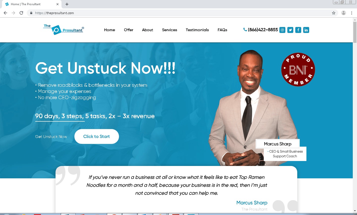 The Prosultant’s New Website The Prosultant’s New Website