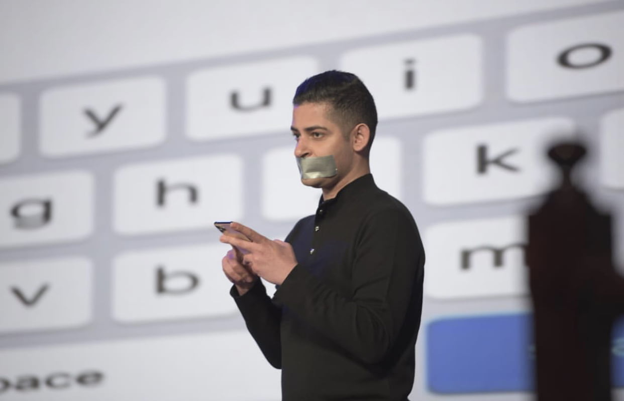 The World's First Silent Keynote Speech The World's First Silent Keynote Speech