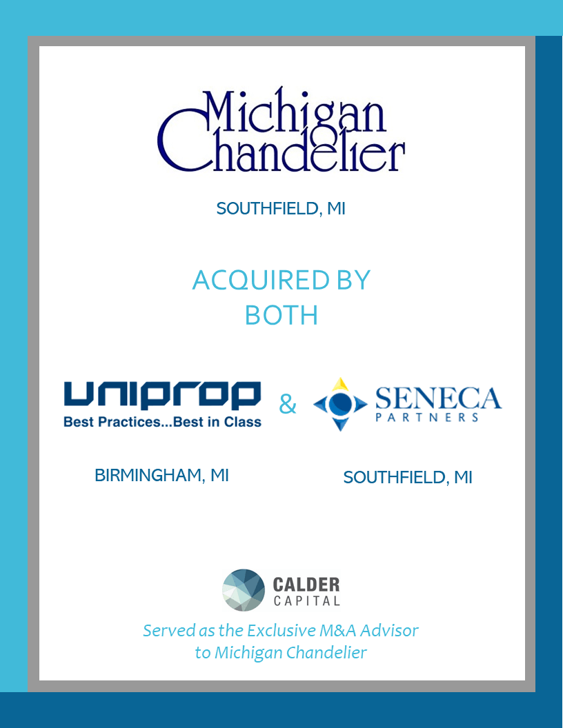 Calder Capital Closes on the Successful Sale of 100+-Year-Old Michigan Chandelier Calder Capital Closes on the Successful Sale of 100+-Year-Old Michigan Chandelier