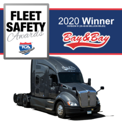 Bay & Bay Transportation Named Safest Fleet, Division IV, By  Truckload Carriers Association