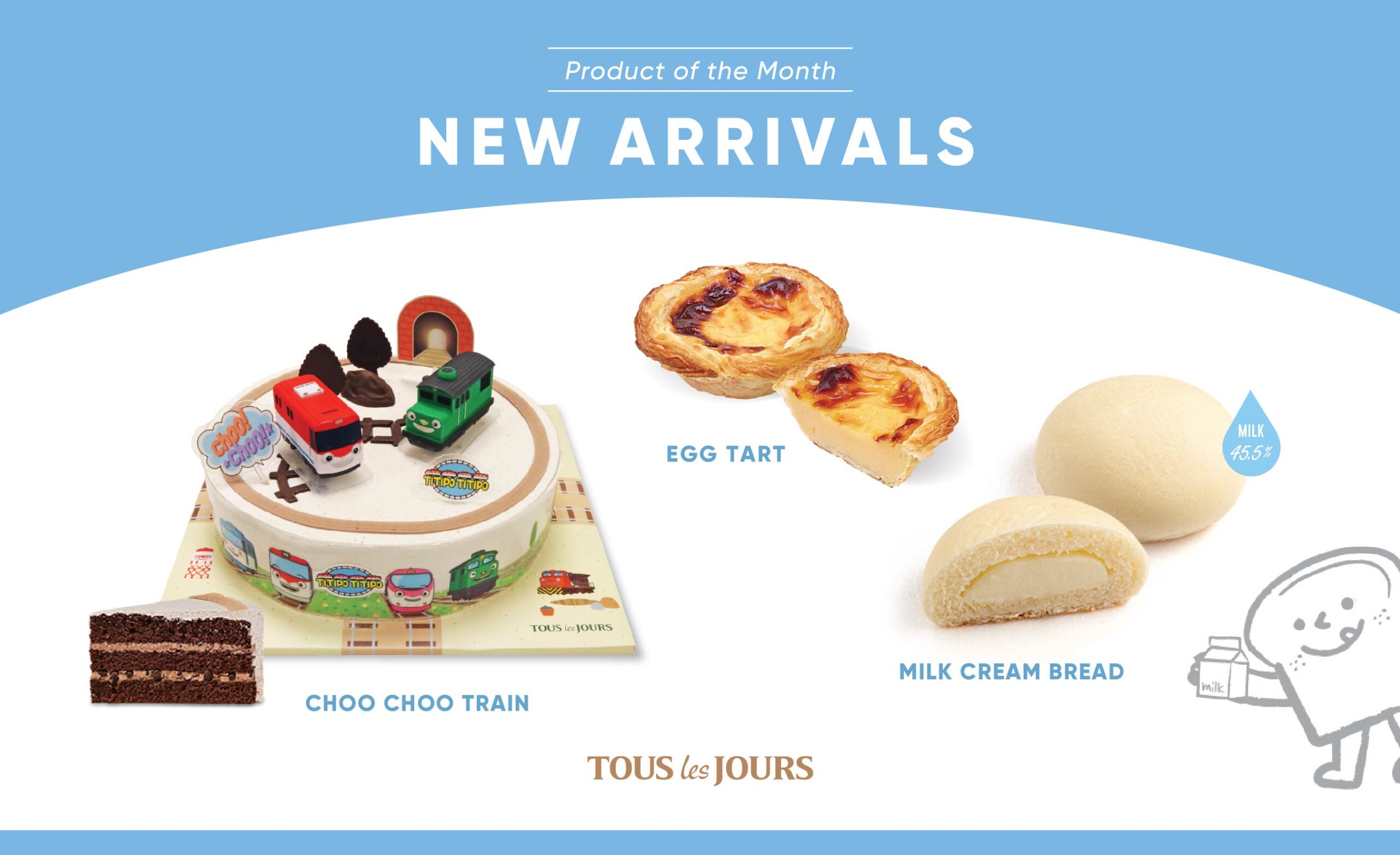 TOUS Les JOURS Bakery to Launch Portuguese Style Egg Tart and More TOUS Les JOURS Bakery to Launch Portuguese Style Egg Tart and More