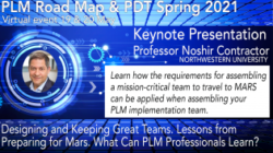 Northwestern University's Prof. Noshir Contractor, to Keynote at PLM Road Map & PDT Spring 2021