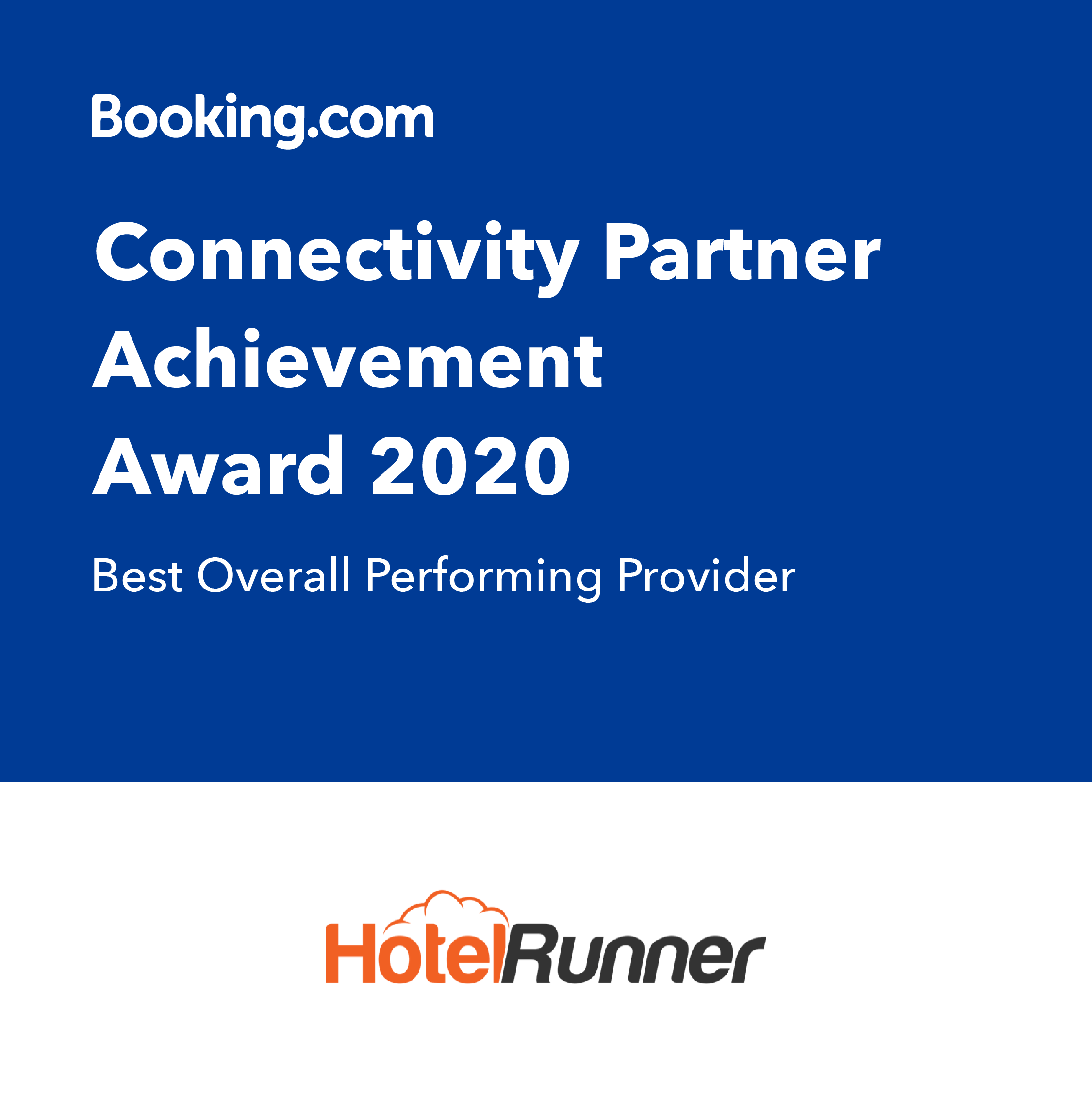 HotelRunner Selected as ‘Best Overall Performing Provider’ by Booking.com HotelRunner Selected as ‘Best Overall Performing Provider’ by Booking.com