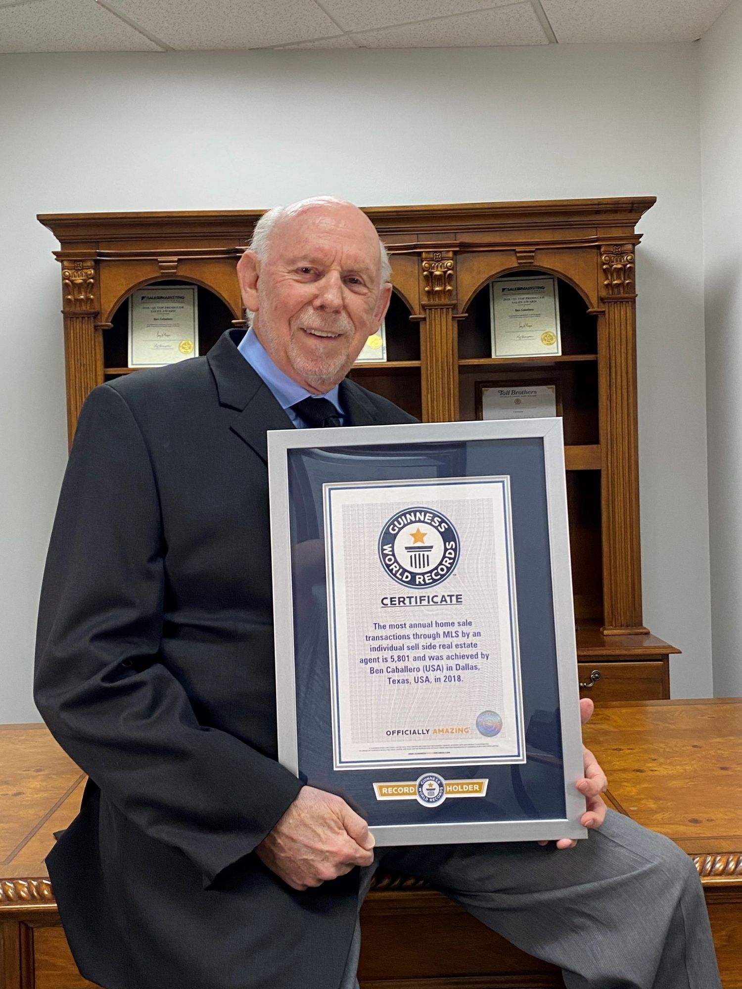 Real Estate’s Ben Caballero Shatters World Record With $2.46 Billion Sales Volume Real Estate’s Ben Caballero Shatters World Record With $2.46 Billion Sales Volume