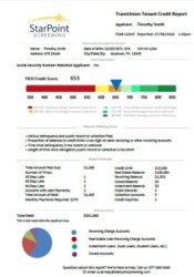 StarPoint Tenant Screening offers enhanced credit report for property managers