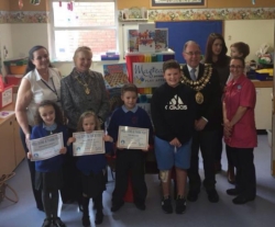Cheshire Children Present First 'magical Power Of Play' Box To Stepping Hill Hospital