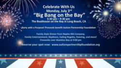 The Boathouse's Big Bang on the Bay event to benefit organization Autism Partnership Foundation