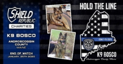Charitable foundation introduces apparel fundraisers for fallen K9 officers