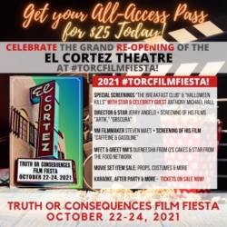 5th Annual 'T or C Film Fiesta' Dates Announced to be held at El Cortez Theatre