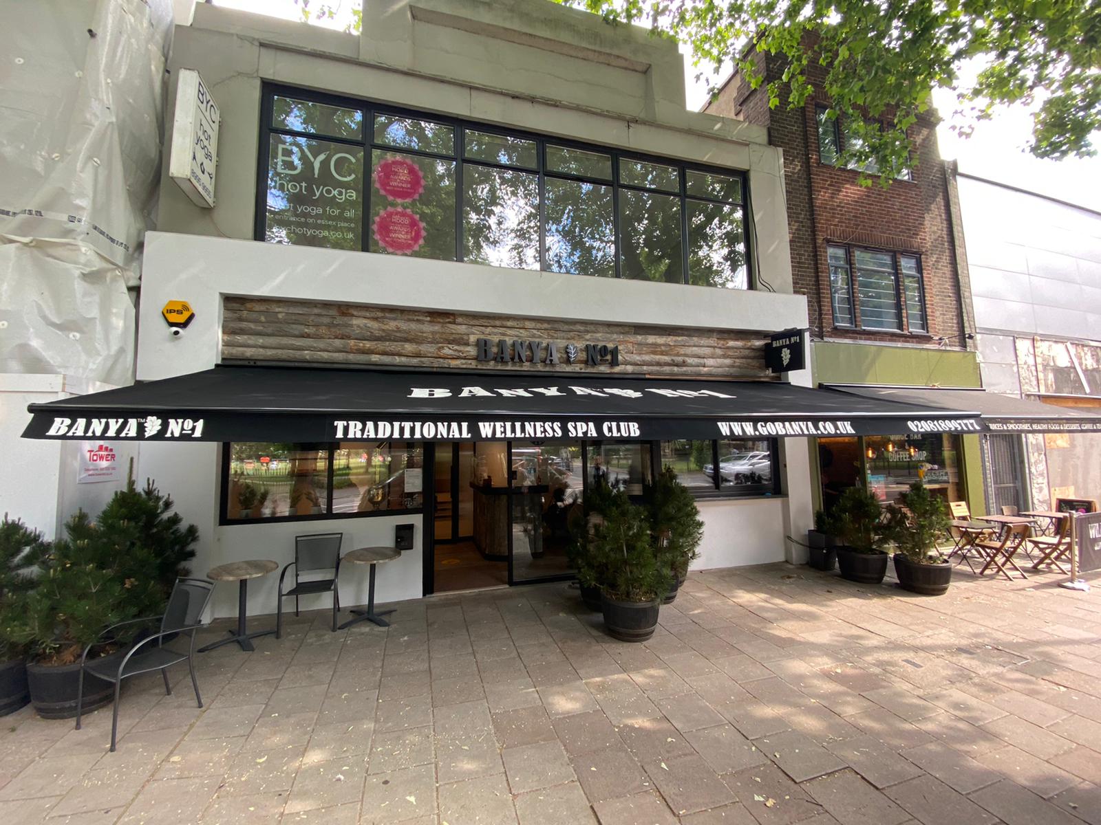 Radiant Installs New Commercial Awning for Wellness Spa in Chiswick, London Radiant Installs New Commercial Awning for Wellness Spa in Chiswick, London