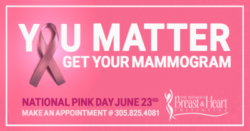 National Pink Day June 23rd with The Women's Breast & Heart Initiative