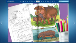 FlipHTML5 Converts a Coloring Book PDF into a Responsive eBook