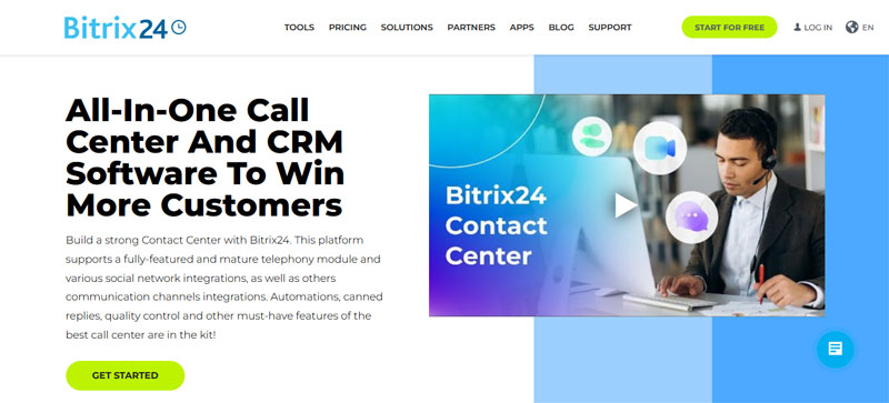 Bitrix24 Call Centre Software