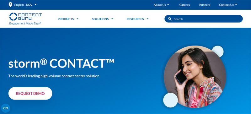 Content Guru - Storm Contact Center Software Solution