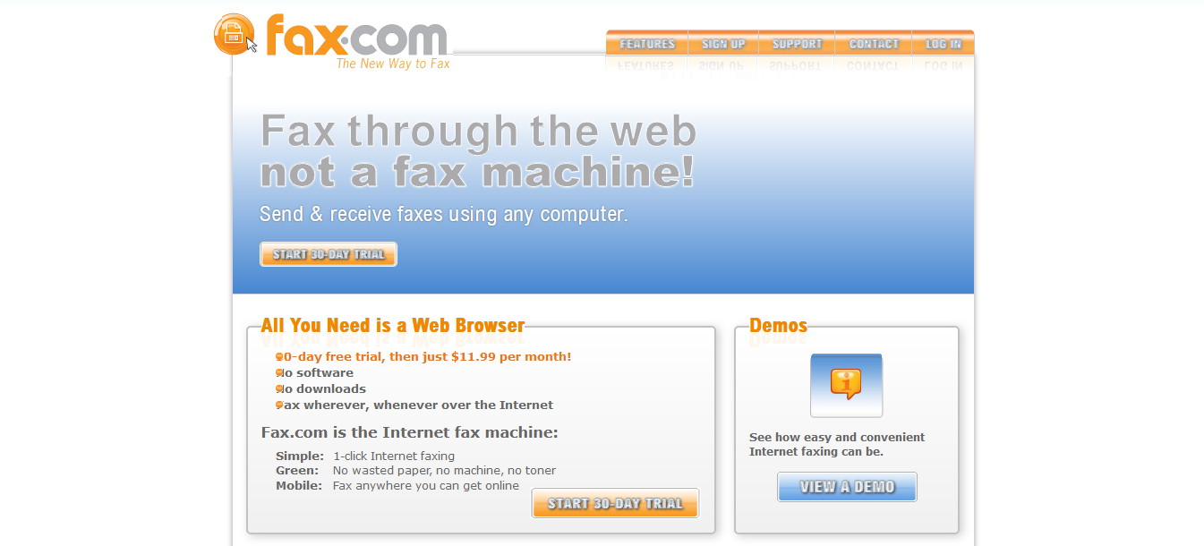 Fax.com - Fax on Demand Provider