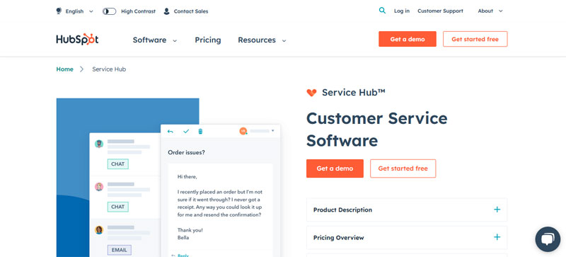 Hubspot Service Hub - Customer Service Software