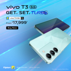 vivo Launches T3 5G: Turbo Performance and Immersive Experience at Affordable Prices