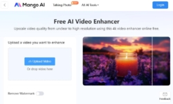 Mango Animate’s AI Video Enhancer Improves Video Quality