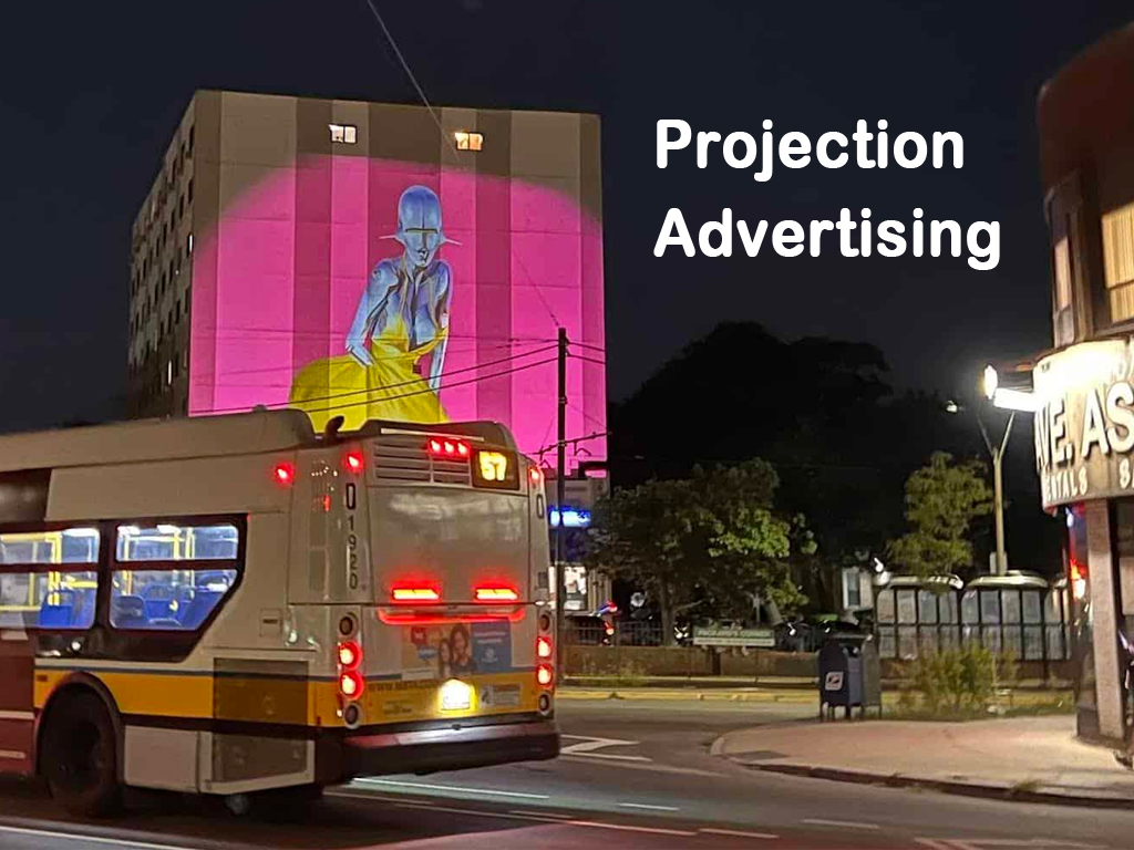 Projection Advertising: Transforming Spaces with Immersive Visuals